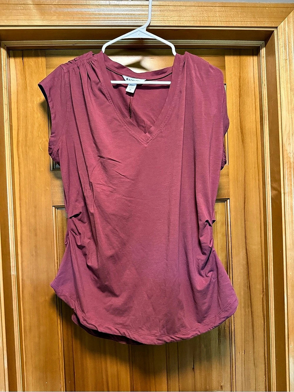 Athleta Sleeveless Tunic in Pink/Red